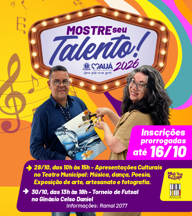 Inscrições prorrogadas até dia 16/10